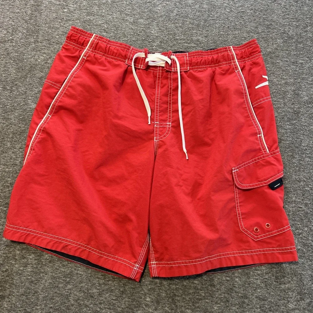Speedo Turbo Dri Board Shorts‎ Cargo Red - Size: XL